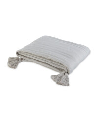 Kirkton House Muslin Throw - Grey