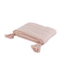 Kirkton House Muslin Throw - Pink