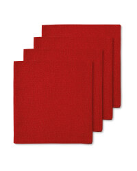 Kirkton House Napkins 4 Pack - Red