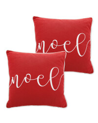 Kirkton House Noel Cushion 2 Pack