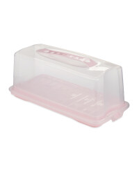 Kirkton House Oblong Cake Carrier - Pink