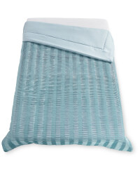 Kirkton House Pleated Bedspread - Duck Egg