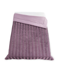 Kirkton House Pleated Bedspread - Mauve