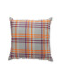 Kirkton House Purple Check Cushion