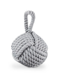 Kirkton House Rope Doorstop - Grey
