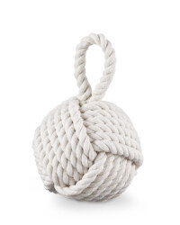 Kirkton House Rope Doorstop - Cream