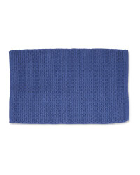 Kirkton House Rope Knit Bath Mat - Blue