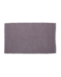 Kirkton House Rope Knit Bath Mat - Dark Grey