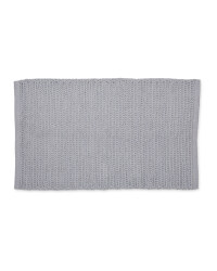 Kirkton House Rope Knit Bath Mat - Light Grey