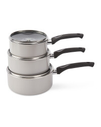 Kirkton House Saucepan Set - Grey