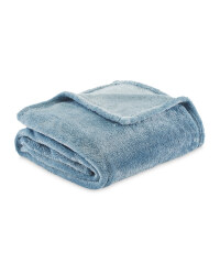 Kirkton House Super Soft Throw - Blue