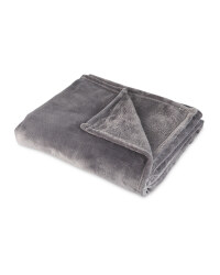 Kirkton House Super Soft Throw - Dark Grey