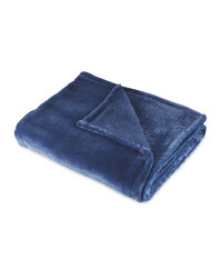 Kirkton House Super Soft Throw - Indigo