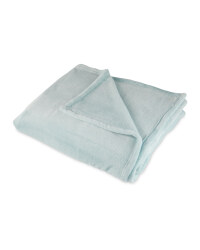 Kirkton House Super Soft Throw - Light Blue