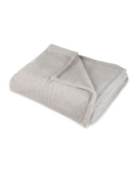 Kirkton House Super Soft Throw - Light Grey