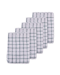 Kirkton House Terry Tea Towel 5 Pack - Dark Green