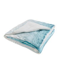 Kirkton House Velvet Throw - Teal
