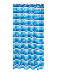 Kirkton House Waves Shower Curtain