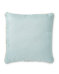 Kirkton House Weave Cushion - Duck Egg