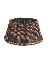Wicker Christmas Tree Skirt - Brown