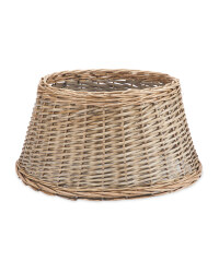 Wicker Christmas Tree Skirt - Grey