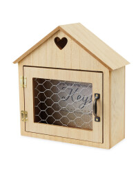 Kirkton House Wooden House Key Box