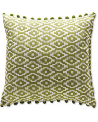 Kirkton House Woven Cushion - Green