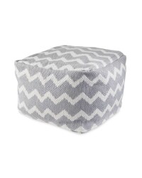 Kirkton House Zigzag Grey Bean Cube
