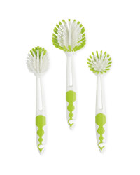 Green Kitchen Brush Set