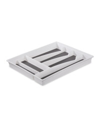 Kirkton House Kitchen Cutlery Tray - White