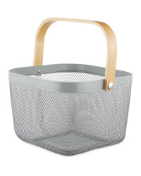 Kitchen Storage Basket Grey
