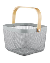 Kitchen Storage Basket Grey