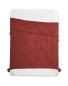 Kirkton House Knit Throw With Poms - Red