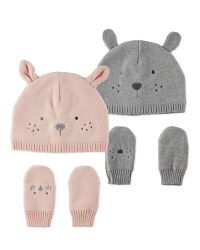 Lily & Dan Baby Hat Set