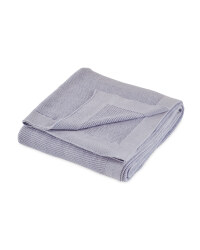 Kirkton House King Knitted Throw - Grey