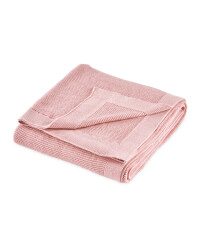 Kirkton House King Knitted Throw - Pink