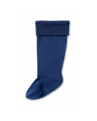 Crane Knitted Top Kids Welly Socks - Navy