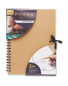 Kraft A4 Ringbound Sketchbook 2 Pack