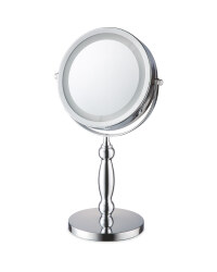 Classic Chrome LED Beauty Mirror