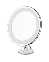 Chrome LED Suction Cup Mirror