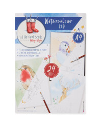 Little Red Boots A4 Watercolour Pad