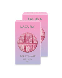 Lacura Berry Blast Bath Brick 2 Pack