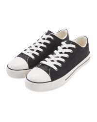 Ladies' Black Fleece Trainers