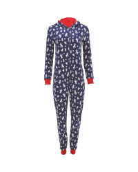 Ladies' Blue Christmas Onesie