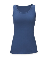 Ladies' Blue Yoga Vest