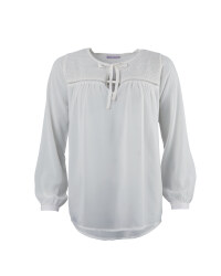 Ladies' Boho Top - Cream