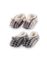 Ladies' Check Slipper Socks
