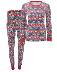 Ladies' Striped Christmas Pyjamas