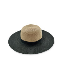Ladies' Colour Block Floppy Hat