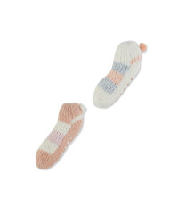 Ladies' Eyelash Snuggle Socks